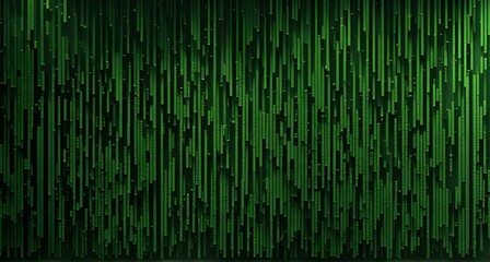  - abstract animation of binary code cascading down like digital rain, representing data insights in monochromatic hues