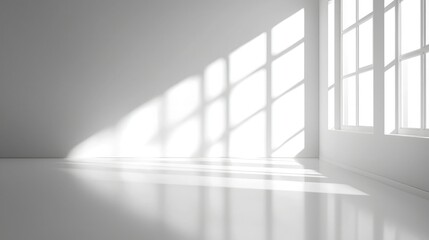 Poster - Bright white studio with clean background. 