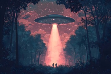 Wall Mural - explore the wonders of space with a detailed illustration of a rocket and celestial bodies, perfect 