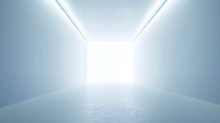 Poster - Bright white studio with clean background. 