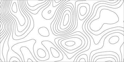 Fototapete - abstract white wave paper curved reliefs background. Topography map pattern, Geographic curved. Topographic Maps can be used as backgrounds for brand projects, fabrics, packaging,