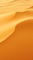 Wall Mural - Golden desert sand dunes landscape.