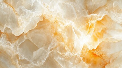 Aufkleber - Elegant beige onyx marble texture with warm tones ideal for luxury interior design and decorative surfaces in modern spaces