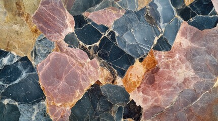 Poster - Colorful abstract marble texture with rich patterns ideal for construction and design backgrounds in modern architectural projects