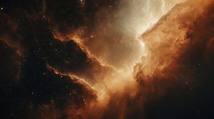 Aufkleber - Astrophotography of the Milky Way galaxy showcasing deep space stars nebula and cosmic clouds illuminated in the night sky