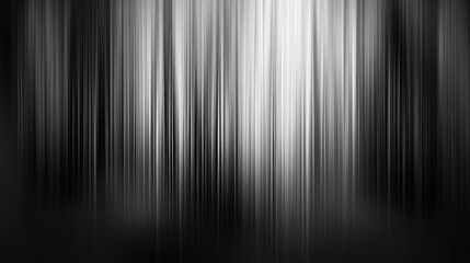 Aufkleber - Abstract monochrome background with blurred vertical lines creating a serene black and white natural texture for artistic use.