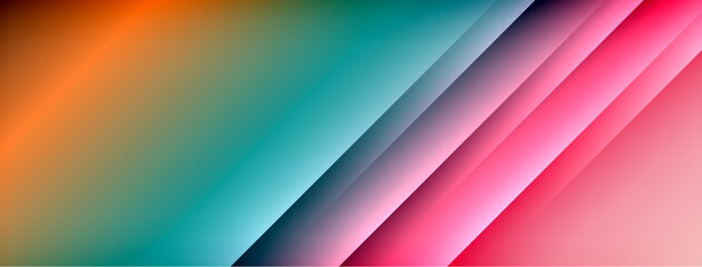 Wall Mural - colorful gradient with lines made of shadow and light. creative background