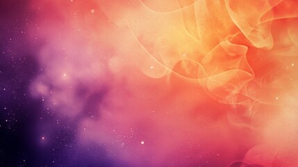 Poster - Captivating abstract cosmic background featuring vibrant nebula clouds, sparkling stars, and shimmering stardust, creating a mesmerizing scene of the vast universe and its wonders