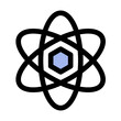 © Patrick - Atom icon symbol - modern education or office icon symbol