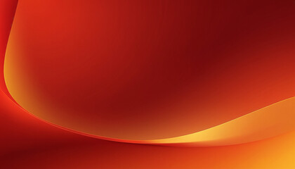 Wall Mural - red background with yellow lines and free space