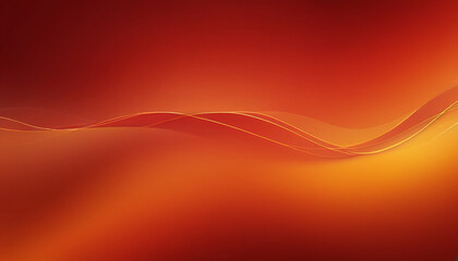 Wall Mural - red background with yellow lines and free space