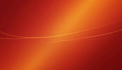 Wall Mural - red background with yellow lines and free space