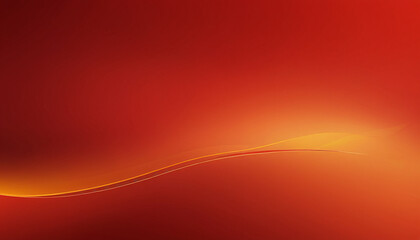 Wall Mural - red background with yellow lines and free space