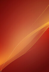 Wall Mural - red background with yellow lines and free space