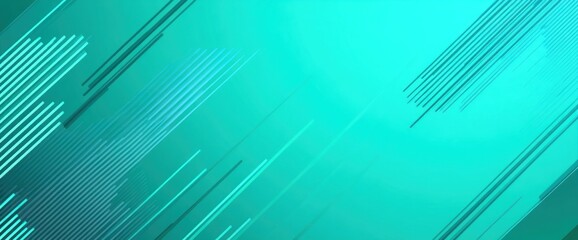 Aufkleber - Abstract teal background with dynamic lines, suitable for digital graphics or presentations.