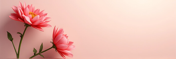 Poster - A flower can be used as a simple yet effective element in a background decoration design with a solid base._00002_