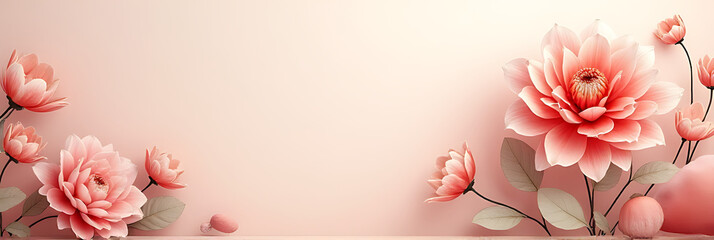 Poster - A flower can be used as a simple yet effective element in a background decoration design with a solid base._00001_