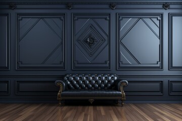 Poster - Elegant luxurious interior design showcasing detailed textures with space for text
