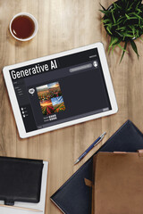 Poster - generative ai virtual assistant tools for prompt engineer and user for ease of engage artificial int