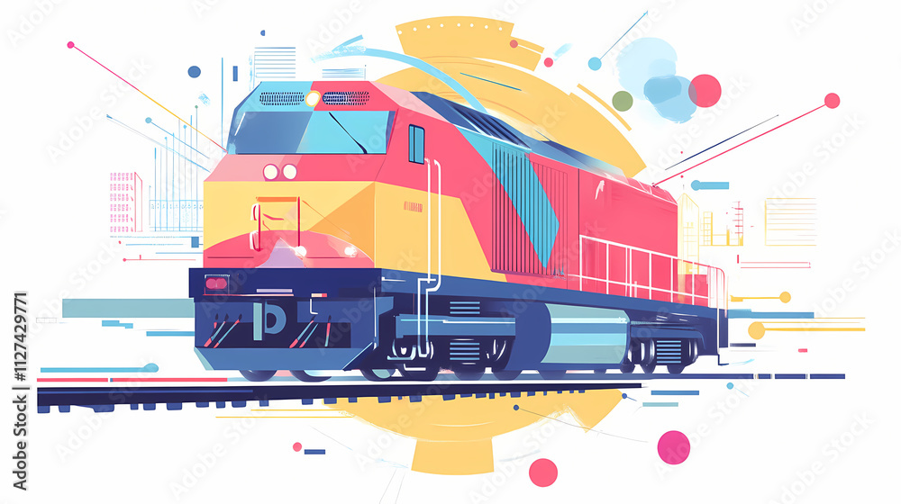 Informative infographic displaying train inertia for comprehensive ...