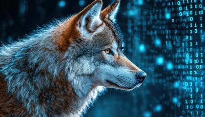 Concept of digital transformation in system engineering with a backdrop of binary code and programming language, representing the intersection of innovation and technology.