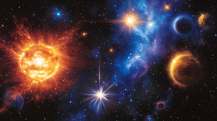 Wall Mural - space nebulae supernova