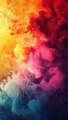 Aufkleber - Exploring the depths of color and shape  captivating abstract art photography experience