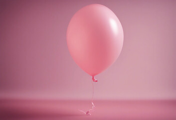 Wall Mural - light pink balloon