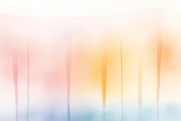 Poster - Abstract watercolor background with soft gradient of muted colors. Gentle hues blend smoothly creating calming, elegant visual. Delicate brushstrokes give natural texture to design. Simple,