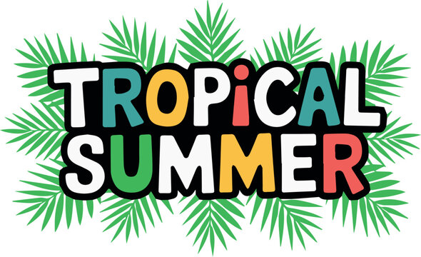 Summer t shirt design