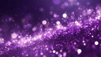 Poster - Abstract Purple Sparkle Particles Background : A Stunning Visual of Enchanting Purple Hues and Glittering Particles Perfect for Creative Projects, Digital Art, and Backgrounds