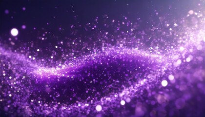 Poster - Stunning Abstract Purple Sparkle Particles Background - A Captivating Visual Experience of Shimmering Light and Colorful Bokeh Effects for Creative Projects and Digital Art Inspiration