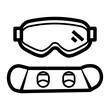 © Darwin Mulya - goggles Line Icon