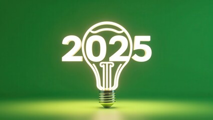 Poster - A light bulb graphic with 