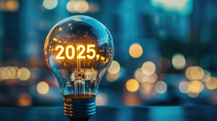 Poster - A light bulb replacing the zero in 