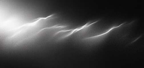 Poster - Black Gray Gradient Background Abstract Texture Soft Lighting Minimalist Modern Design
