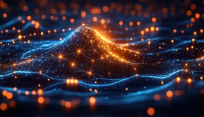 Aufkleber - Digital Asset Network of Token Economy with Interconnected Blockchain Technology and Ecosystem Fluidity