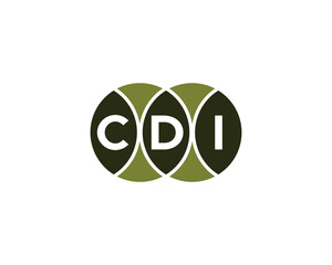 Fototapete - CDI logo design vector template. CDI