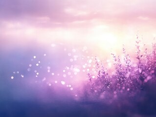 Poster - Sparkling Blue Background with Soft Gradation and Ethereal Light