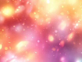 Poster - Sparkling Aurora Flare Spectrum Background with Light and Glitter Effects