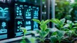 © aironamad - Innovative plant growth monitoring technology with digital interface for sustainable gardening