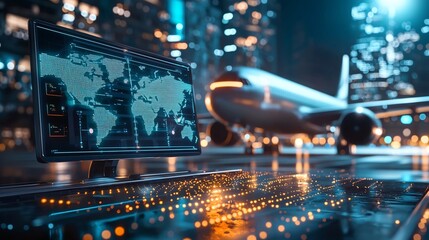 Poster - advanced weather monitoring system at an airport interconnected with global air traffic networks pro