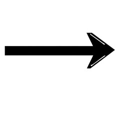 Poster - graphic single black arrow isolated transparent background