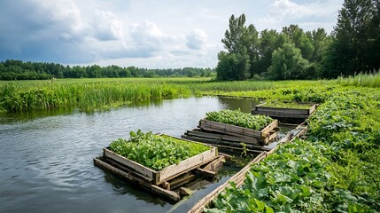 Poster - advanced aquaculture system with floating sensors and real time connectivity to an agricultural netw
