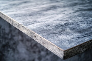 Poster - Close-up of a textured gray surface with sharp edges.