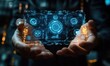 © smartcat - Futuristic Supply Chain Management Digital Interface with Logistics and Transport Concepts for Business Planning