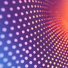 Poster - Abstract Colorful Dots Pattern with Gradient Background Design