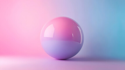 Canvas Print - pink retro orb