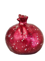 Poster - A red and sparkly ball with a shiny surface