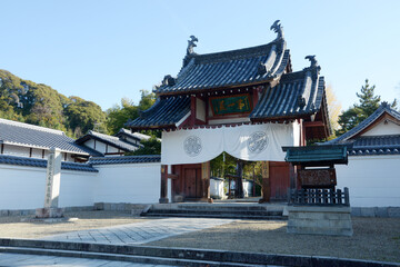 Poster - 黄檗山萬福寺　総門　京都府宇治市